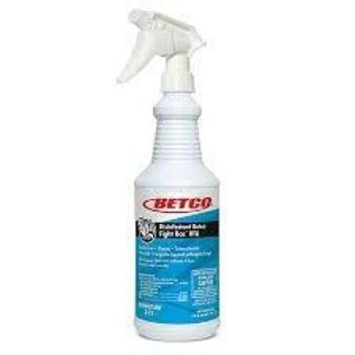 DESCRIPTION: (12) DISINFECTANT BRAND/MODEL: BETCO FIGHT BAC RTU SIZE: 1 QT RETAIL$: $13.78 EA QTY: 12
