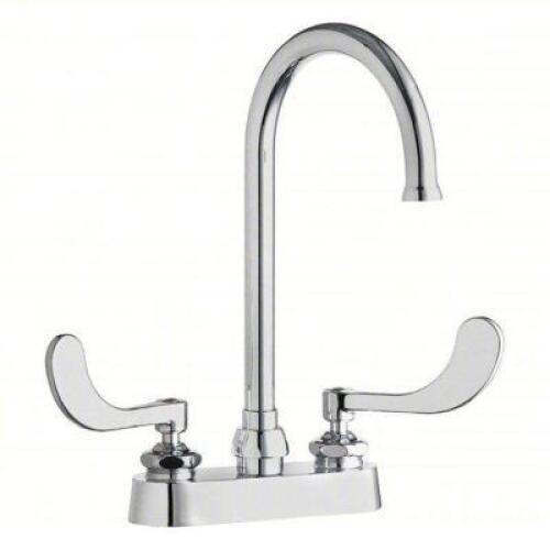 DESCRIPTION: (2) SINK FAUCET, GOOSENECK BRAND/MODEL: CHICAGO FAUCETS #26Y188 INFORMATION: 895 CAST BRASS RETAIL$: $416.77 EA QTY: 2