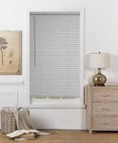 DESCRIPTION: (4) CORDLESS BLINDS, ROOM DARKENING BRAND/MODEL: MAINSTAYS INFORMATION: GRAY, VINYL SIZE: 36"W X 64" L RETAIL$: $54.99 EA QTY: 4