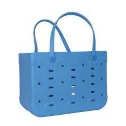 DESCRIPTION: (2) UTILITY LAUNDRY TOTE BRAND/MODEL: MAINSTAYS INFORMATION: BLUE, WASHABLE, WATERPROOF SIZE: 18" W X 13" H X 8.75" D RETAIL$: $19.94 EA