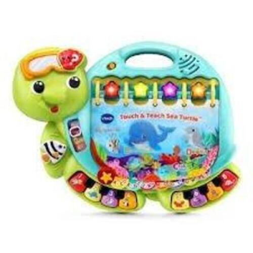 DESCRIPTION: (1) TOUCH & TEACH SEA TURTLE BRAND/MODEL: VTECH RETAIL$: $14.80 EA QTY: 1