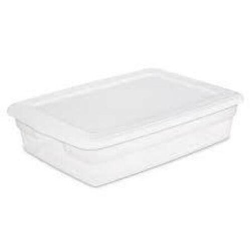 DESCRIPTION: (10) STORAGE BOXES WITH LIDS BRAND/MODEL: STERILITE #2246 SIZE: 28 QT RETAIL$: $59.80 EA QTY: 10