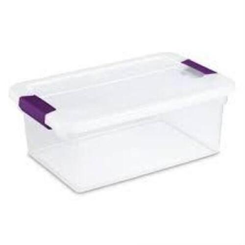 DESCRIPTION: (10) LATCH STORAGE BOX BRAND/MODEL: STERILITE #1924 INFORMATION: CLEAR SIZE: 15 QT RETAIL$: $12.78 EA QTY: 10
