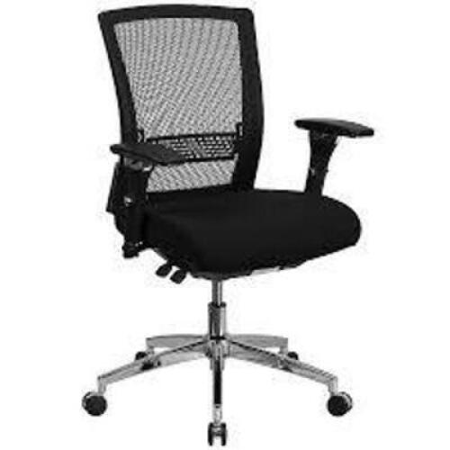 DESCRIPTION: (1) OFFICE CHAIR BRAND/MODEL: FLASH FURNITURE #889142011163 INFORMATION: BLACK, MESH, HERCULES COLLECTION RETAIL$: $428.35 EA QTY: 1