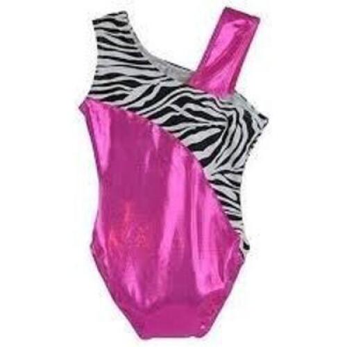 DESCRIPTION: (1) CASE OF APPROX (25) GYMNASTICS DANCE TUMBLING LEOTARD BRAND/MODEL: OBERSEE #O3GL033CS INFORMATION: PINK ZEBRA SIZE: CS RETAIL$: $75.2