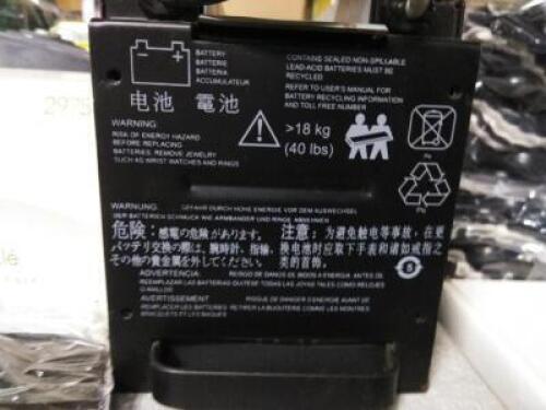 DESCRIPTION: (1) NON-SPILLABLE LEAD-ACID BATTERY INFORMATION: SEE INSPECTION QTY: 1