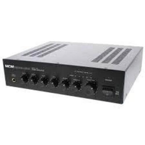 DESCRIPTION: (1) MIXER AMPLIFIER BRAND/MODEL: MCM CUSTOM AUDIO #MPA-40 INFORMATION: BLACK RETAIL$: $318.17 EA QTY: 1