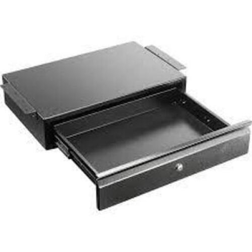 DESCRIPTION: (1) HEAVY DUTY LOCKING DRAWER BRAND/MODEL: DURHAM INFORMATION: BLACK, NO KEY, SEE INSPECTION, SINGLE DRAWER RETAIL$: $65.99 EA QTY: 1