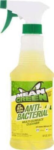 DESCRIPTION: (12) ANTIBACTERIAL MULTI SURFACE CLEANER BRAND/MODEL: MEAN GREEN #56JF18 SIZE: 32 OZ RETAIL$: $85.29 QTY: 12
