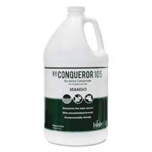 DESCRIPTION: (2) BIO-ACTIVE CLEANER DEODORIZER DISINFECTANT BRAND/MODEL: BIO CONQUEROR 105 SIZE: 1 GAL RETAIL$: $34.73 QTY: 2