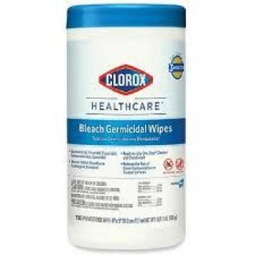 DESCRIPTION: (1) CASE OF (6) GERMICIDAL WIPES BRAND/MODEL: CLOROX HEALTHCARE #1XEZ3 SIZE: 70 CT RETAIL$: $137.86 QTY: 1