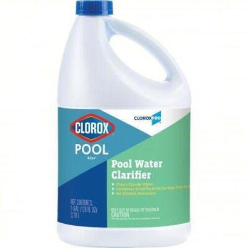 DESCRIPTION: (2) POOL WATER CLARIFIER BRAND/MODEL: CLOROXPRO 92128CLP SIZE: 1GAL RETAIL$: $68.72 QTY: 2