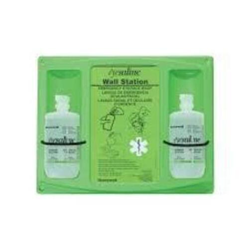 DESCRIPTION: (1) WALL MOUNTED EYEWASH STATION BRAND/MODEL: HONEYWELL EYESALINE SIZE: 2- 32oz RETAIL$: $77.49 QTY: 1