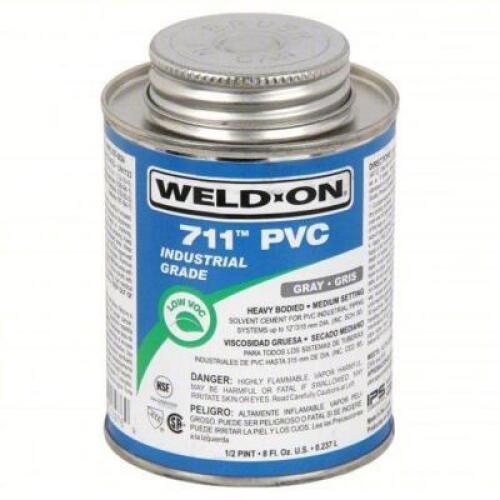 DESCRIPTION: (6) GRAY PIPE CEMENT BRAND/MODEL: WELD-ON 711 SIZE: 8oZ RETAIL$: $65.82 QTY: 6