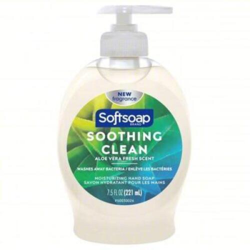 DESCRIPTION: (9) ALOE VERA MOISTURIZING HAND SOAP BRAND/MODEL: SOFTSOAP 41D777 SIZE: 7.5 FL OZ RETAIL$: $29.39 QTY: 9