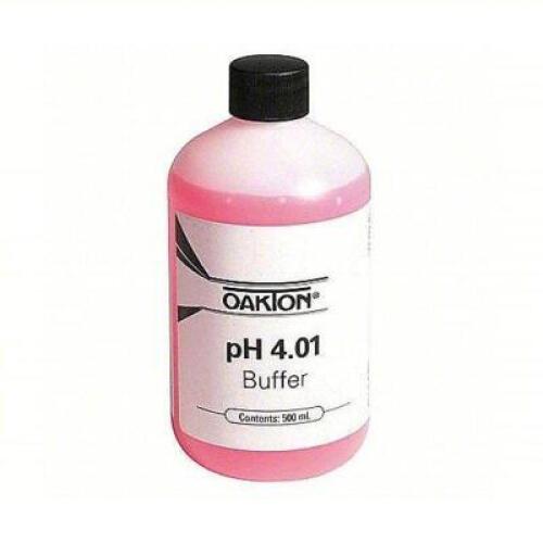 DESCRIPTION: (1) CASE OF (12) RED CODED BUFFER SOLUTION BRAND/MODEL: OAKTON 00654-00 SIZE: 500mL 4.01 PH RETAIL$: $321.72 QTY: 1