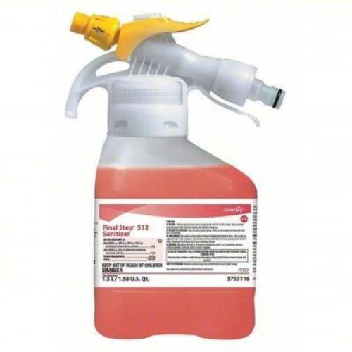 DESCRIPTION: (4) RTD SANITIZER CONCENTRATE BRAND/MODEL: DIVERSEY 5753116 SIZE: 1.58 QTS RETAIL$: $124.50 QTY: 4