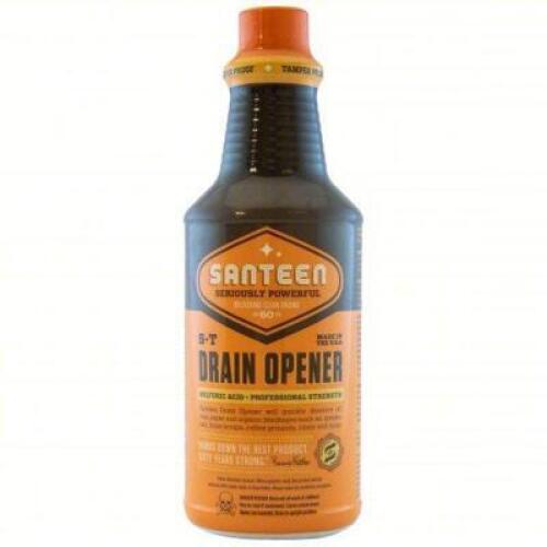 DESCRIPTION: (2) S-T DRAIN OPENER BRAND/MODEL: SANTEEN 200-6 INFORMATION: SULFERIC ACID SIZE: 32OZ RETAIL$: $42.00 QTY: 2