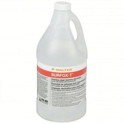 DESCRIPTION: (4) SURFOX-T HEAVY DUTY WELD CLEANING ELECTROLYTE BRAND/MODEL: WALTER S.T. 54A005 SIZE: 1.5L RETAIL$: $197.44 QTY: 4