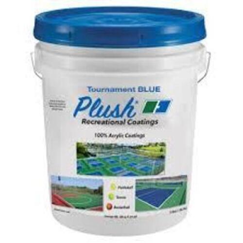 DESCRIPTION: (1) TOURNAMENT BLUE ACRYLIC RECREATIONAL COATING BRAND/MODEL: PLUSH 32002 SIZE: 5 GAL RETAIL$: $119.95 QTY: 1