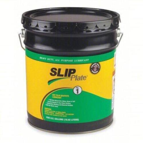 DESCRIPTION: (1) GENERAL PURPOSE DRY LUBRICANT BRAND/MODEL: SLIP PLATE SLIP1-5GB SIZE: 5 GAL RETAIL$: $375.96 QTY: 1