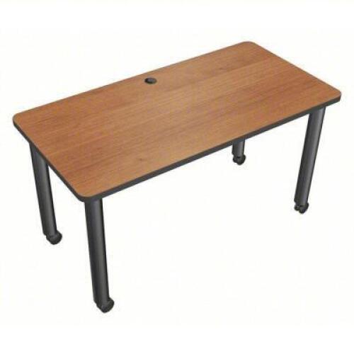 DESCRIPTION: (1) CONFERENCE TABLE BRAND/MODEL: BALT/49RP25 INFORMATION: AMBER CHERRY RETAIL$: $542.28 SIZE: 29" X 58" X 29 1/2" QTY: 1