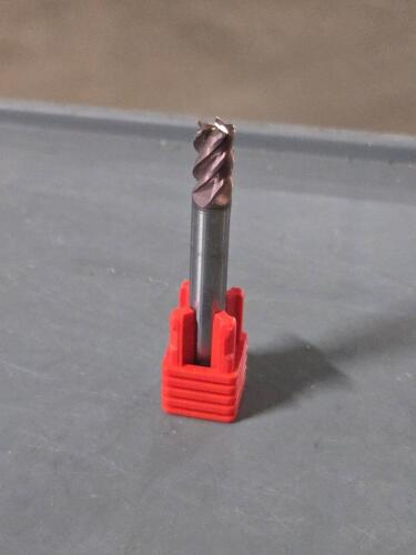 DESCRIPTION: (6) SOLID CARBIDE CORNER RADIUS END MILLS BRAND/MODEL: FULLERTON 37542 SIZE: 1/4" DIA RETAIL$: $214.15 QTY: 6
