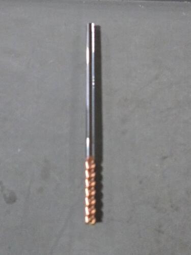 DESCRIPTION: (2) SOLID CARBIDE CORNER RADIUS END MILL BRAND/MODEL: ACCUPRO 084874158 SIZE: 1/4" dia 1-1/2" LOC RETAIL$: $210.08 QTY: 2