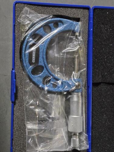 DESCRIPTION: (2) MECHANICAL OUTSIDE MICROMETER BRAND/MODEL: WESTWARD 2YNA8 SIZE: 1-2" RANGE RETAIL$: $60.90 QTY: 2