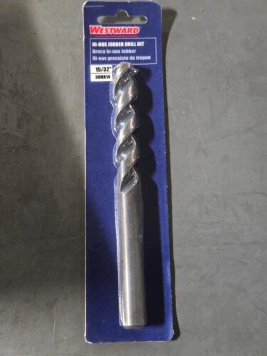 DESCRIPTION: (25) HSS JOBBER DRILL BITS BRAND/MODEL: WESTWARD 38MX14 SIZE: 15/32" RETAIL$: $561.08 QTY: 25