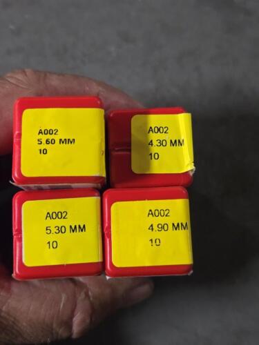 DESCRIPTION: (40) HSS DRILL BITS BRAND/MODEL: DORMER MULTIPLE SIZE: 4.3,4.90,5.30,5.60 mm RETAIL$: $1,338.00 QTY: 40
