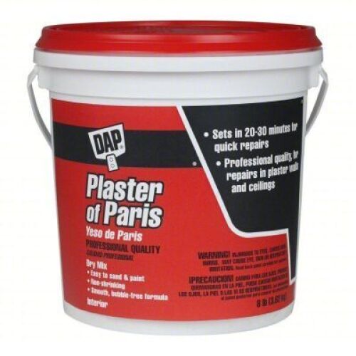 DESCRIPTION: (1) PLASTER OF PARIS BRAND/MODEL: DAP SIZE: 8 LBS RETAIL$: $18.92 QTY: 1