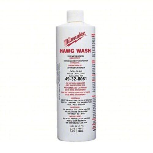 DESCRIPTION: (6) HAWG WASH COOLING OIL BRAND/MODEL: MILWAUKEE 49-32-0081 SIZE: 16 FL OZ RETAIL$: $71.39 QTY: 6