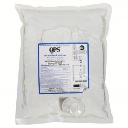 DESCRIPTION: (4) INSTANT HAND SANITIZER REFILL BRAND/MODEL: OPS 1405-03G SIZE: 1000mL RETAIL$: $205.82 QTY: 4