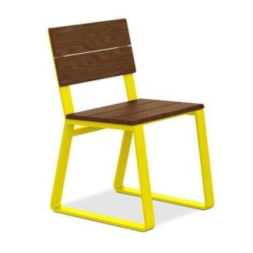 DESCRIPTION (1) STEEL 30" VIBE THERMONRY DINING CHAIRS ADDITIONAL INFORMATION RETAILS NEW FOR $1600 PER CHAIR LOCATION SHOP EAST QTY&nbsp;1