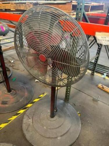 DESCRIPTION DAYTON INDUSTRIAL PEDESTAL FAN BRAND / MODEL: DAYTON LOCATION SHOP WEST QTY 1