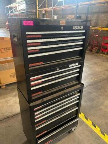 DESCRIPTION WATERLOO TWELVE DRAWER TOOL BOX ORGANIZER W/ CONTENTS. BRAND / MODEL: WATERLOO ADDITIONAL INFORMATION SOME TOOLS / PARTIAL FULL. NO KEY LO