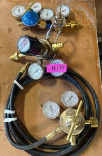 DESCRIPTION (4) ASSORTED GAS GAUGES. THIS LOT IS: SOLD BY THE PIECE LOCATION SHOP WEST QTY 4