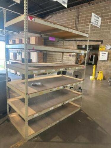 DESCRIPTION 60" X 24" SIX TIER HEAVY DUTY SHELF LOCATION LOADING DOCK QTY 1