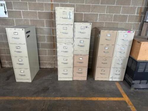 DESCRIPTION (5) ASSORTED FOUR DRAWER FILE CABINETS THIS LOT IS: ONE MONEY LOCATION SHOP EAST QTY 1