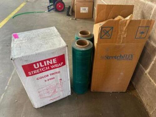 DESCRIPTION (2) CASES OF ULINE STRETCH WRAP ADDITIONAL INFORMATION (7) ROLLS TOTAL THIS LOT IS: ONE MONEY LOCATION SHOP EAST QTY 1