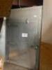 DESCRIPTION YORK WALK IN COOLER DOOR W/ (2) VINYL MAN DOORS, (1) COMPRESSOR ON ROOF, AND (1) EVAPORATOR. ADDITIONAL INFORMATION REST OF MEAT ROOM WALK - 2