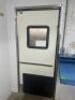 DESCRIPTION YORK WALK IN COOLER DOOR W/ (2) VINYL MAN DOORS, (1) COMPRESSOR ON ROOF, AND (1) EVAPORATOR. ADDITIONAL INFORMATION REST OF MEAT ROOM WALK - 6