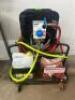 DESCRIPTION ECOLAV PORTABLE CHEMICAL DISPENSING UNIT BRAND / MODEL: ECOLAB LOCATION MEAT ROOM QTY 1