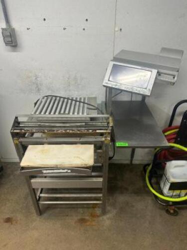 DESCRIPTION TOLEDO DIGITAL MARKET SCALE AND WRAPPING STATION. BRAND / MODEL: TOLEDO LOCATION MEAT ROOM QTY 1