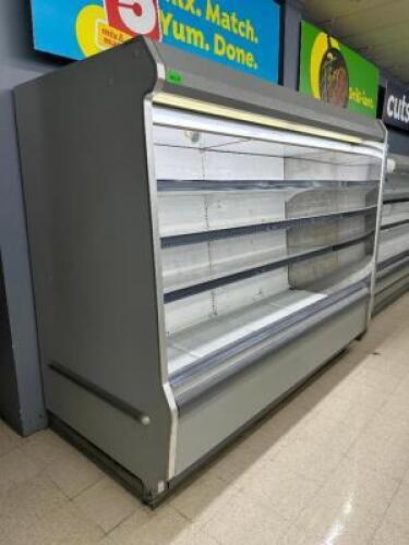 DESCRIPTION HUSSMAN 8' GRAB AND GO OPEN AIR COOLER. BRAND / MODEL: HUSSMAN FG-8-U ADDITIONAL INFORMATION MFG 2005, 208 VOLT, PROFESSIONAL PUMP DOWN RE