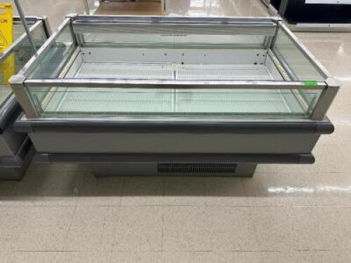 DESCRIPTION HUSSMAN 64" COFFIN FREEZER. BRAND / MODEL: HUSSMAN ISFGG-5B ADDITIONAL INFORMATION PROFESSIONAL PUMP DOWN REQUIRED. COMPRESSOR ON ROOF. SI