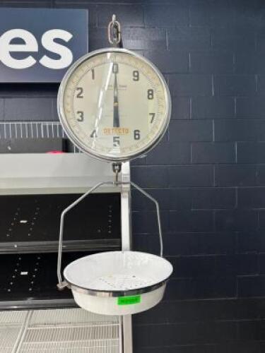 DESCRIPTION DETECTO HANGING MARKET SCALE BRAND / MODEL: DETECTO LOCATION FRONT QTY 1