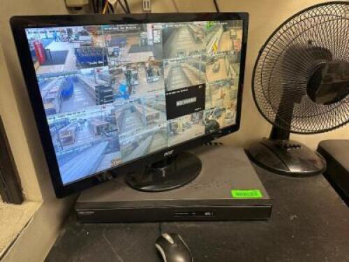 DESCRIPTION HIKVISON 16 CHANNEL DIGITAL VIDEO RECORDER WITH CAMERAS BRAND / MODEL: HIKVISON LOCATION OFFICE QTY 1