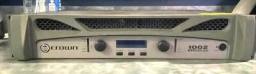 DESCRIPTION: CROWN XTI SERIES 1002 TWO-CHANNEL POWER AMPLIFIER BRAND/MODEL: CROWN NXTI1002-U-US INFORMATION: MINT CONDITION LOCATION: PRIZE COUNTER QT